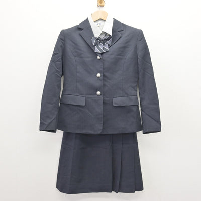 【中古】宮城県 築館高等学校 女子制服 4点 (ブレザー・シャツ・スカート) sf112637