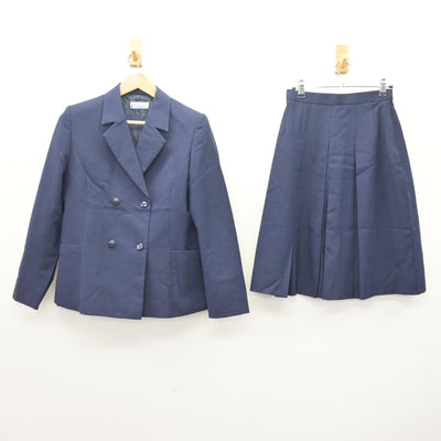【中古】神奈川県 七里ガ浜高等学校 女子制服 2点 (ブレザー・スカート) sf112655