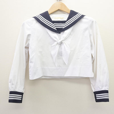 【中古】広島県 比治山女子高等学校 女子制服 2点 (セーラー服) sf112660