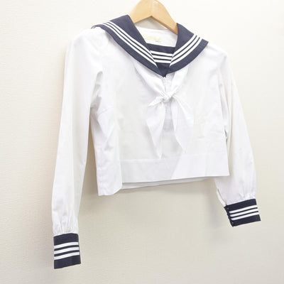 【中古】広島県 比治山女子高等学校 女子制服 2点 (セーラー服) sf112660