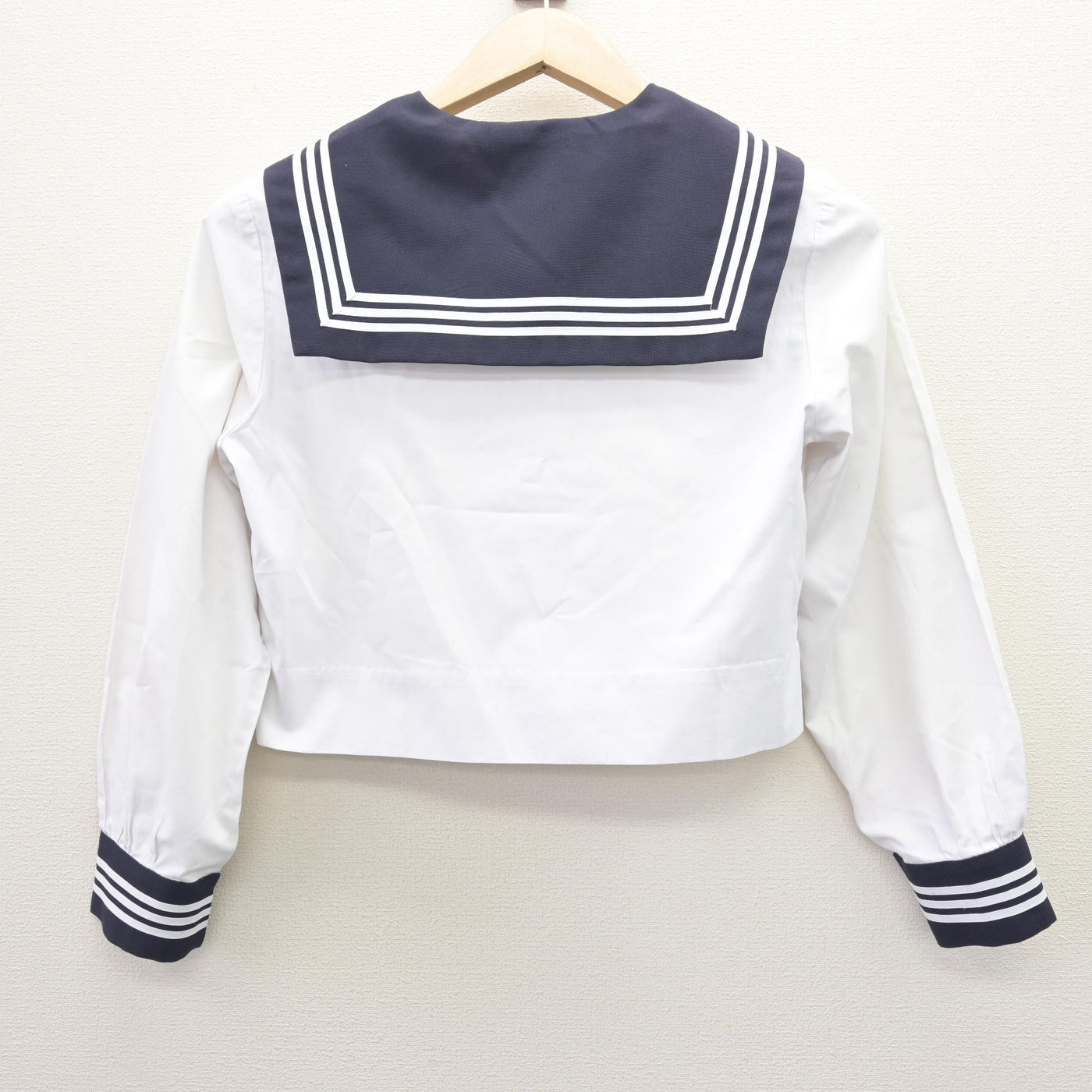 【中古】広島県 比治山女子高等学校 女子制服 2点 (セーラー服) sf112660
