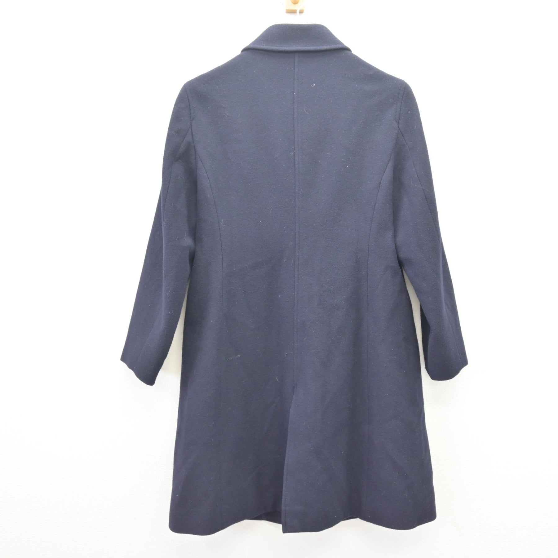 比治山女子中学高等学校 冬服指定コート(ピーコート) 中古】広島県 比治山女子高等学校 女子制服 1点 (コート