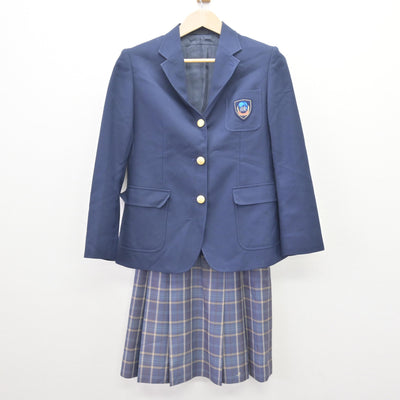 【中古】千葉県 松戸国際高等学校 女子制服 2点 (ブレザー・スカート) sf112663