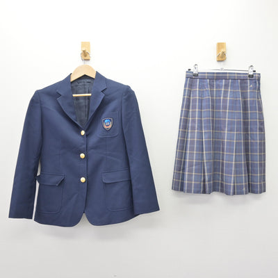 【中古】千葉県 松戸国際高等学校 女子制服 2点 (ブレザー・スカート) sf112663