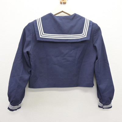 【中古】広島県 比治山女子高等学校 女子制服 2点 (ニット・セーラー服) sf112669