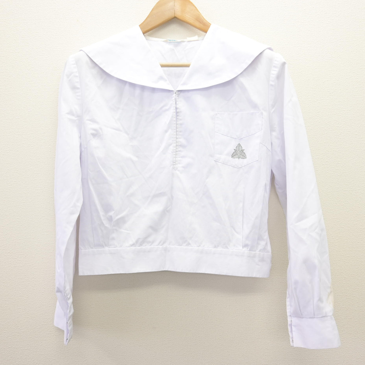 中古】石川県 金沢大学附属中学校 女子制服 2点 (セーラー服