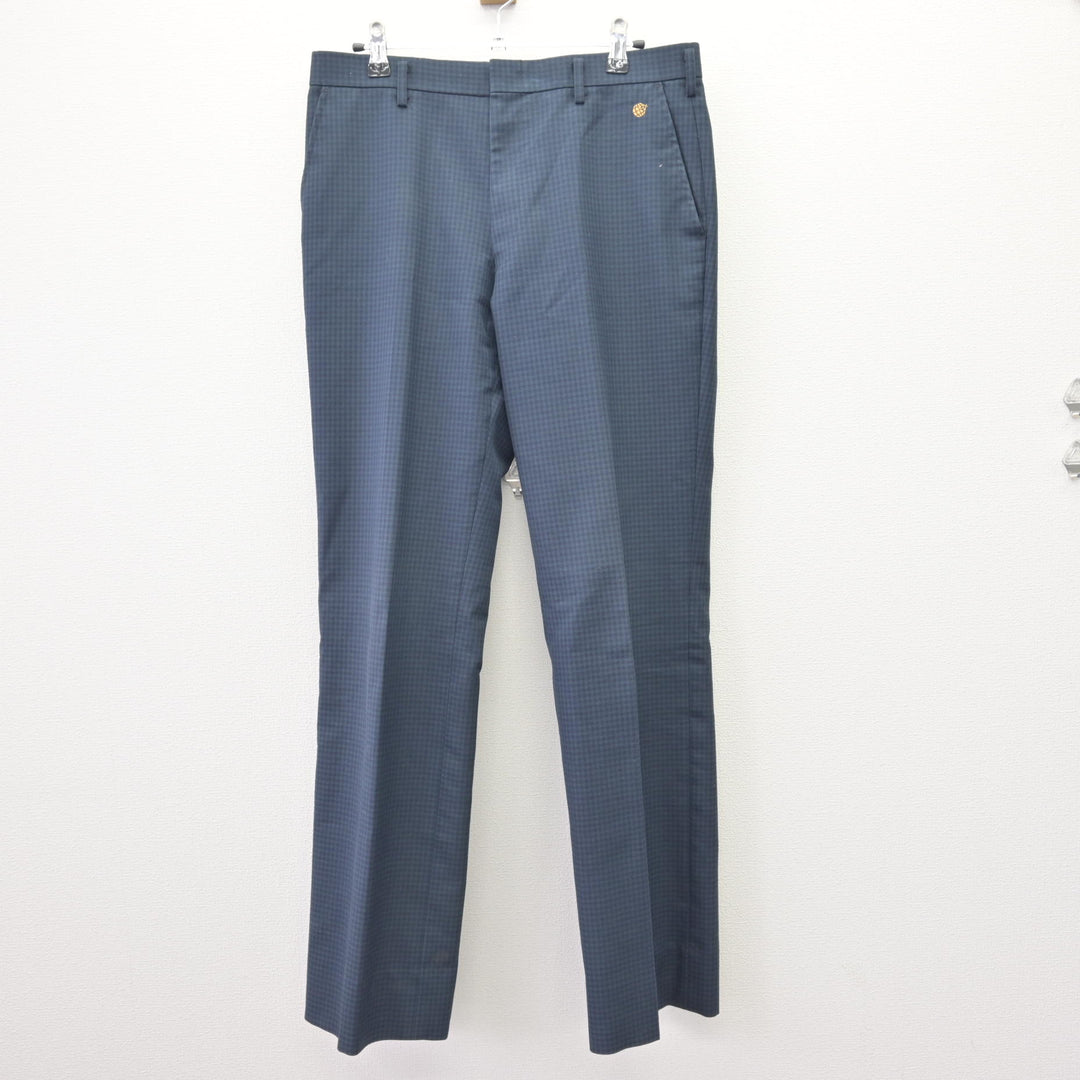 中古】群馬県 桐生第一高等学校 男子制服 3点 (ブレザー・ズボン