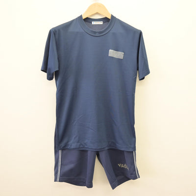 【中古】福島県 矢吹中学校 女子制服 2点 (体操服 上・体操服 下) sf112721