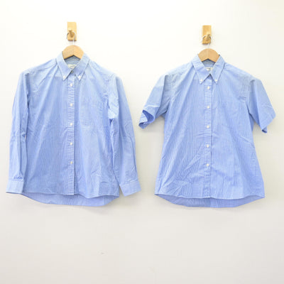 【中古】福島県 郡山東高等学校 女子制服 2点 (シャツ・シャツ) sf112725