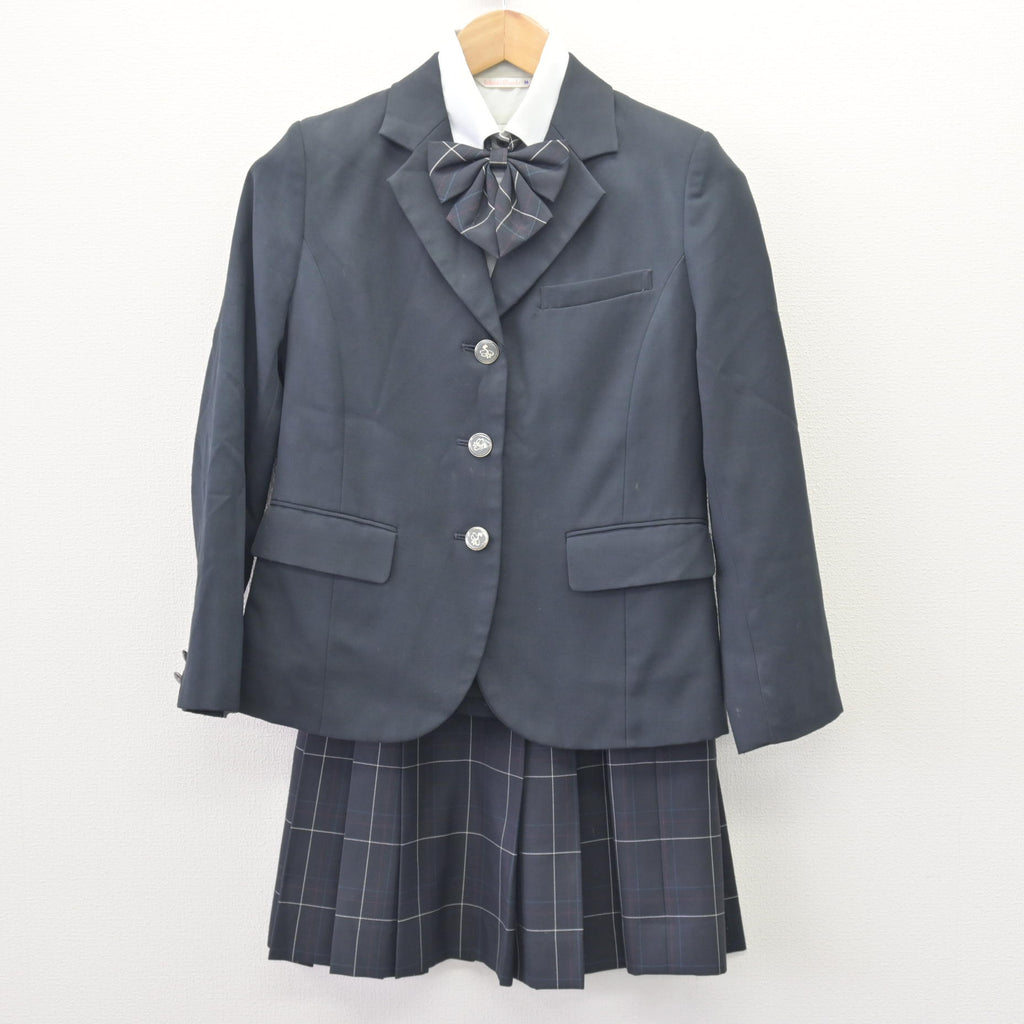 【バラ売り可能】　本物　高校　制服　ブレザー 中古】千葉県 船橋二和高等学校 女子制服 5点 (ブレザー