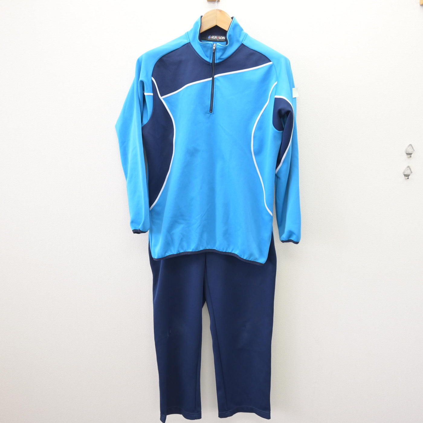 中古】福島県 葵高等学校 女子制服 2点 (ジャージ 上・ジャージ