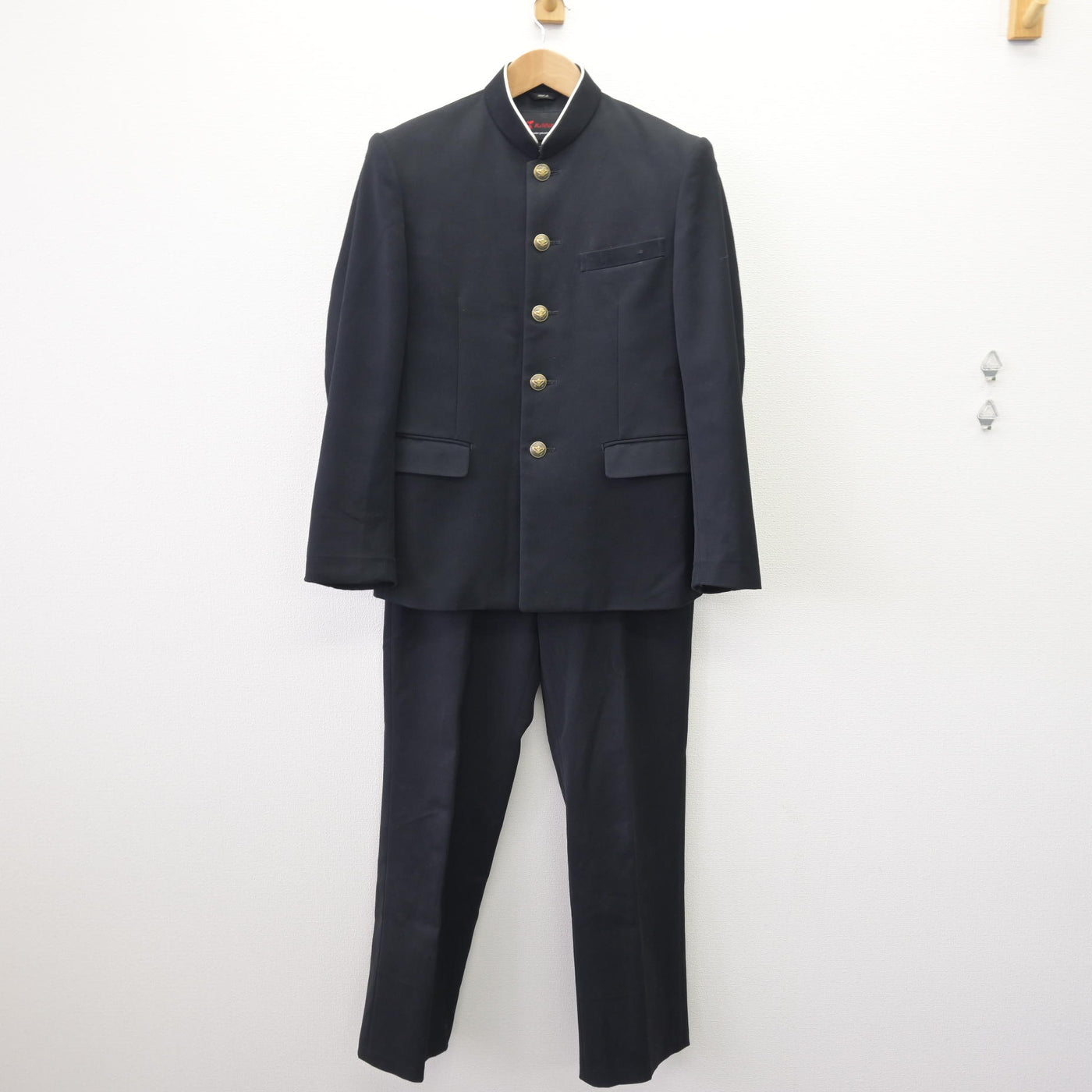 中古】滋賀県 水口中学校 男子制服 2点 (学ラン・ズボン) sf112840 