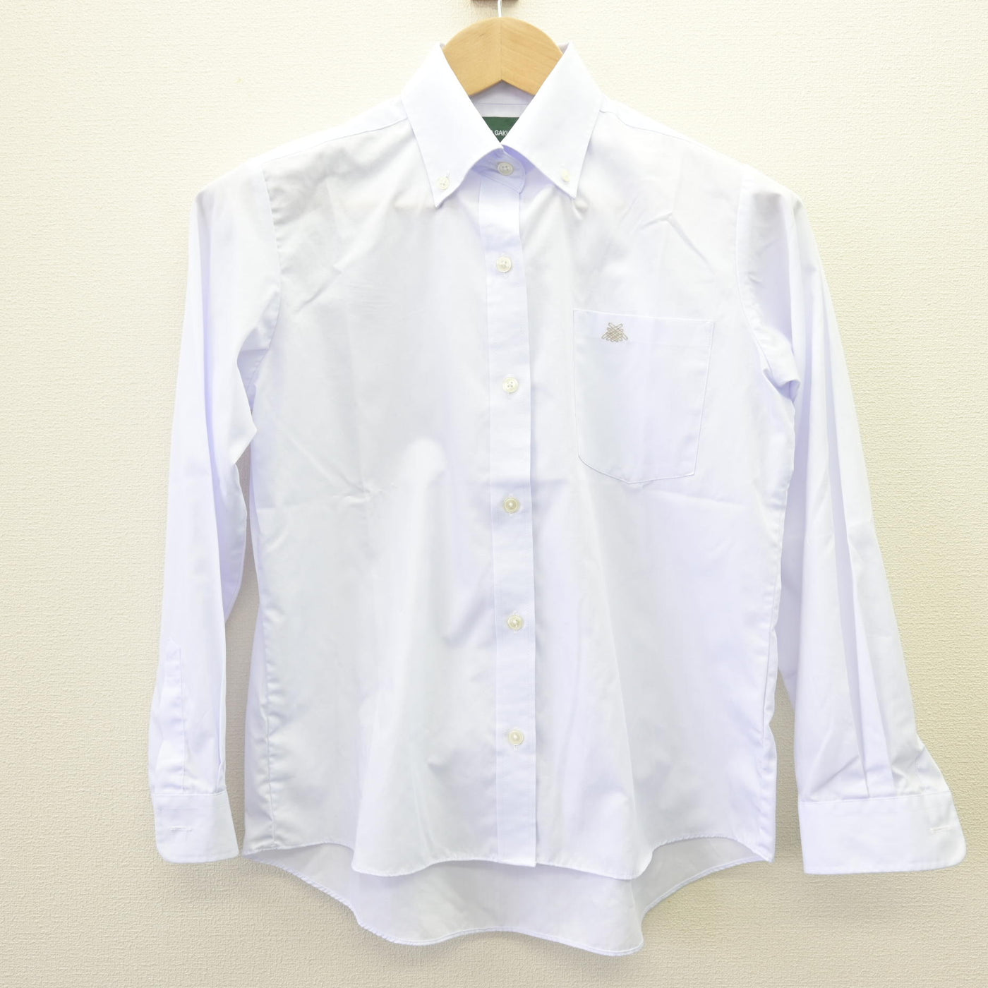 【中古】岡山県 岡山学芸館高等学校 女子制服 2点 (ニットベスト・シャツ) sf112923