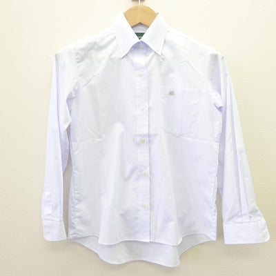 【中古】岡山県 岡山学芸館高等学校 女子制服 2点 (ニットベスト・シャツ) sf112923