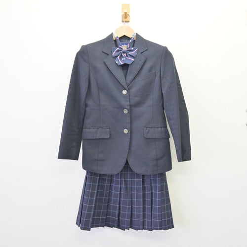 中古】東京都 第五商業高等学校 女子制服 4点 (ブレザー