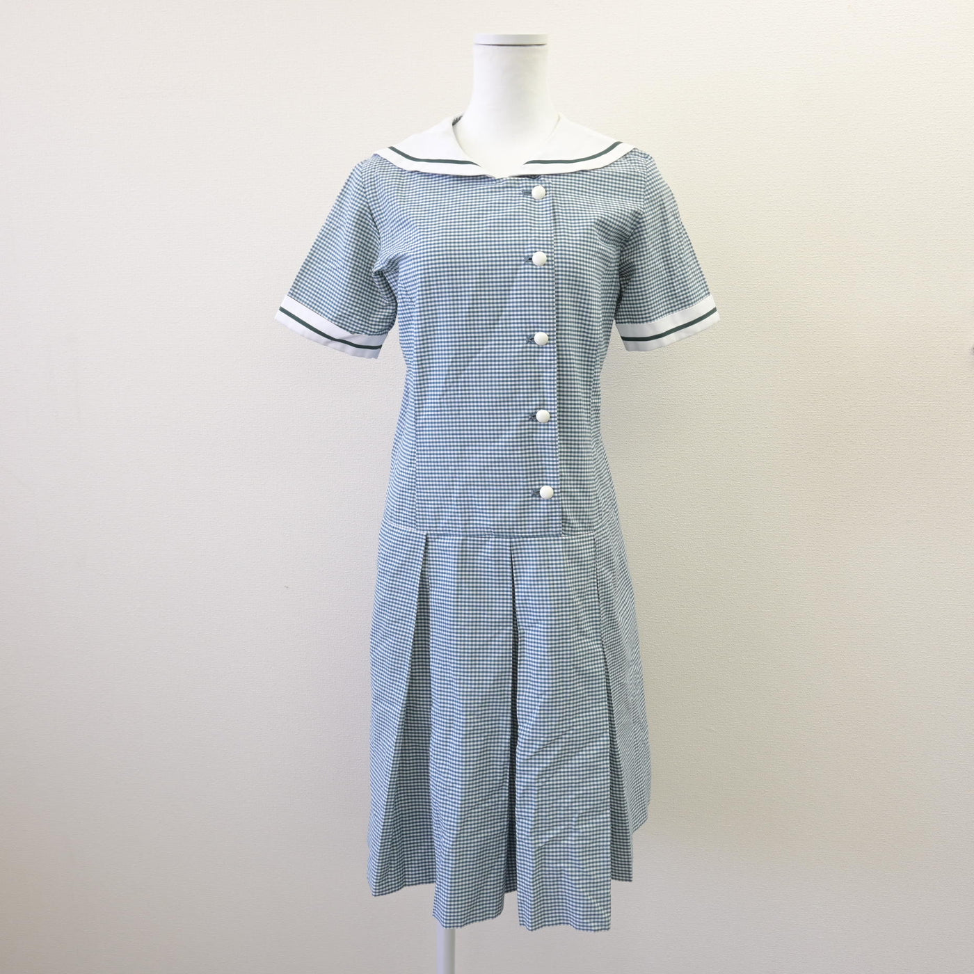 【中古】三重県 セントヨゼフ女子学園高等学校・中学校 女子制服 2点 (ワンピース) sf112941