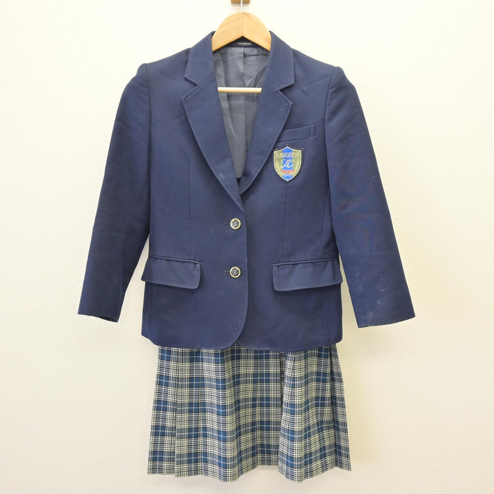 中古】沖縄県 北中城高等学校 女子制服 3点 (ブレザー・スカート 