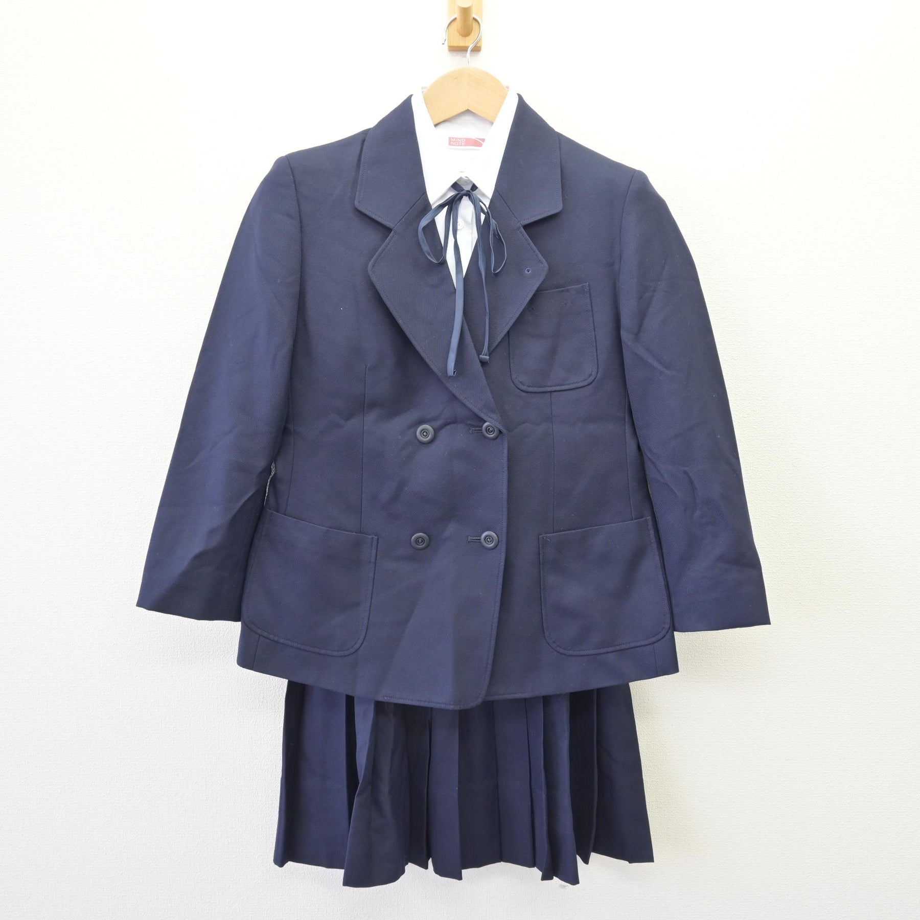 【栗陵中学】ブレザー＆スカート x81 北海道 稲陵中学校 ブレザー+半袖・長袖シャツ+ベスト+冬服