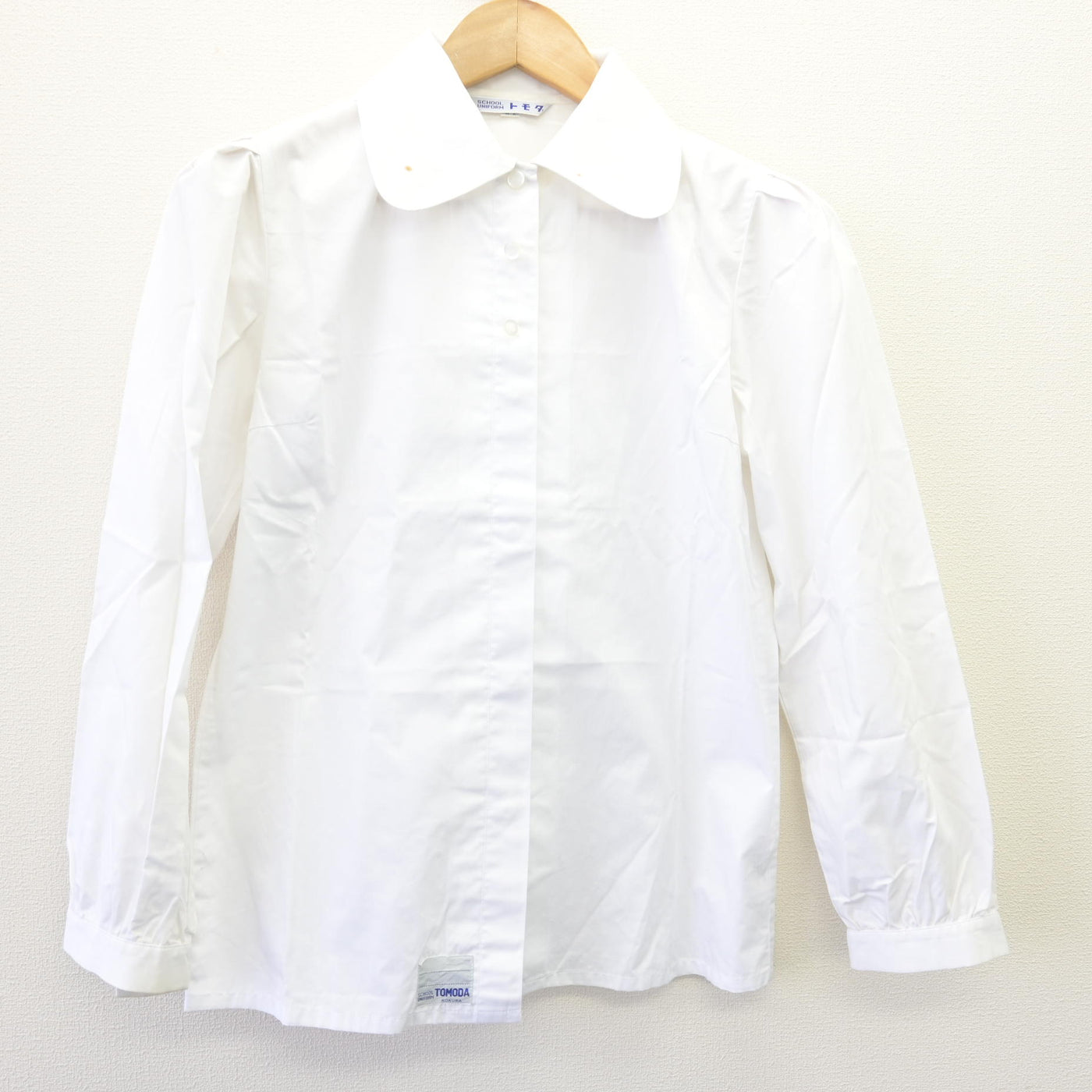 【中古】福岡県 明治学園中学校 女子制服 2点 (シャツ・ジャンパースカート) sf113114