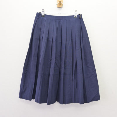【中古】福島県 藤間中学校 女子制服 2点 (セーラー服・スカート) sf113141