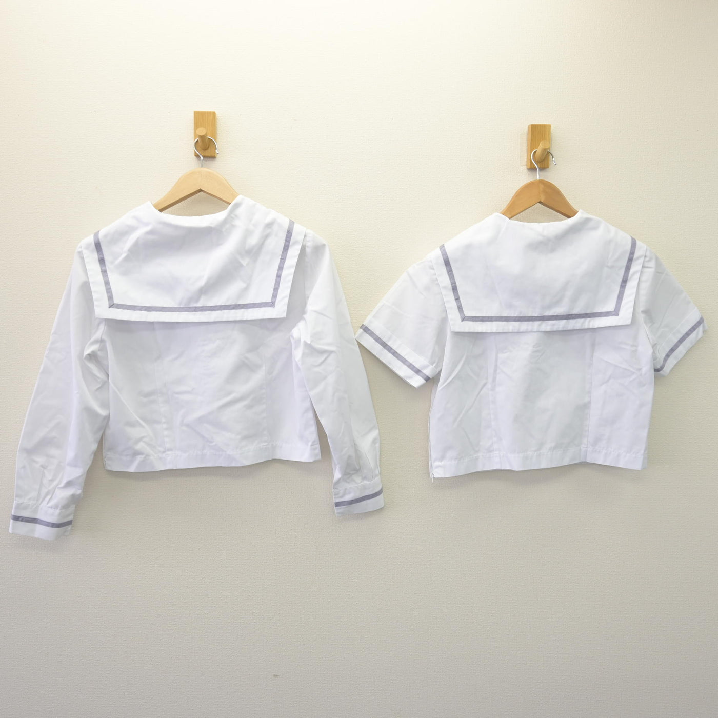 【中古】福島県 藤間中学校 女子制服 3点 (セーラー服・スカート) sf113142