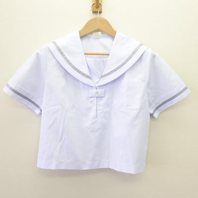 【中古】福島県 藤間中学校 女子制服 2点 (セーラー服) sf113143