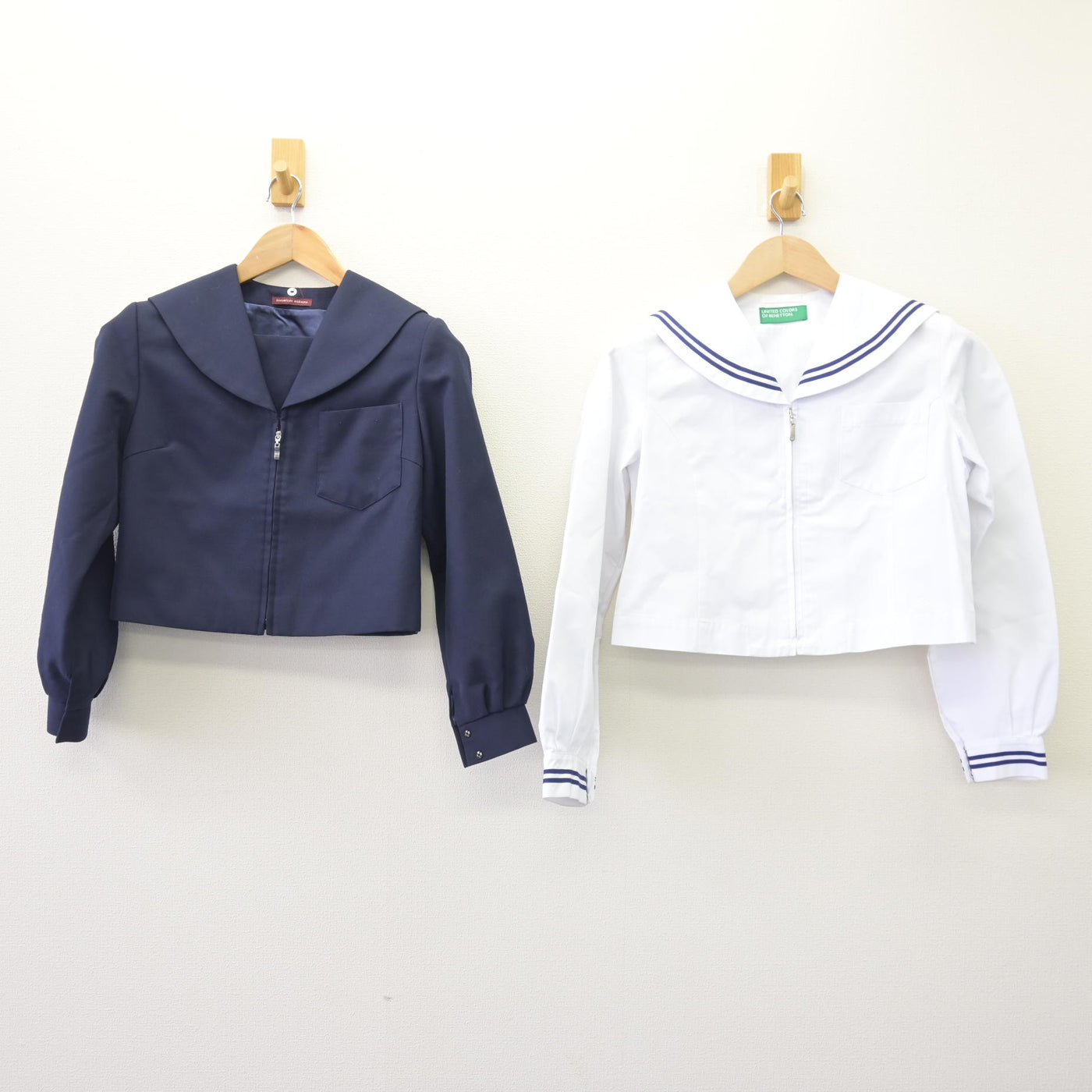 【中古】岐阜県 中山中学校 女子制服 2点 (セーラー服・セーラー服) sf113156