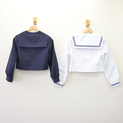 【中古】岐阜県 中山中学校 女子制服 2点 (セーラー服・セーラー服) sf113156
