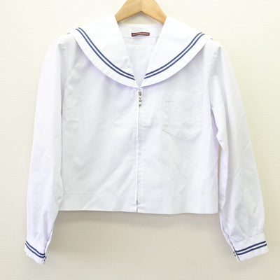 【中古】岐阜県 中山中学校 女子制服 2点 (セーラー服・スカート) sf113158
