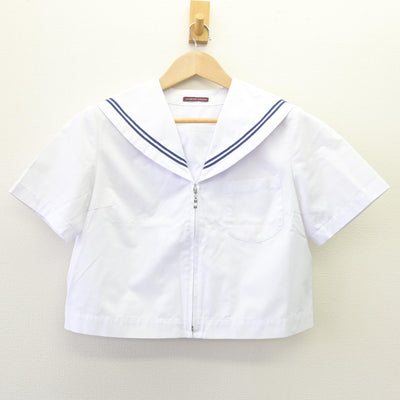 【中古】岐阜県 中山中学校 女子制服 2点 (セーラー服・スカート) sf113159