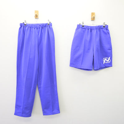 【中古】岡山県 倉敷市立西中学校 女子制服 3点 (ジャージ 上・ジャージ 下・体操服 下) sf113178