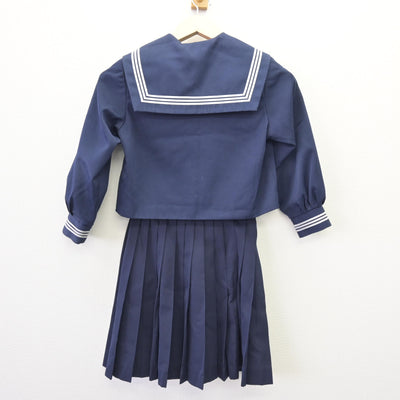 【中古】 学校名不明 女子制服 2点 (セーラー服・スカート) sf113190