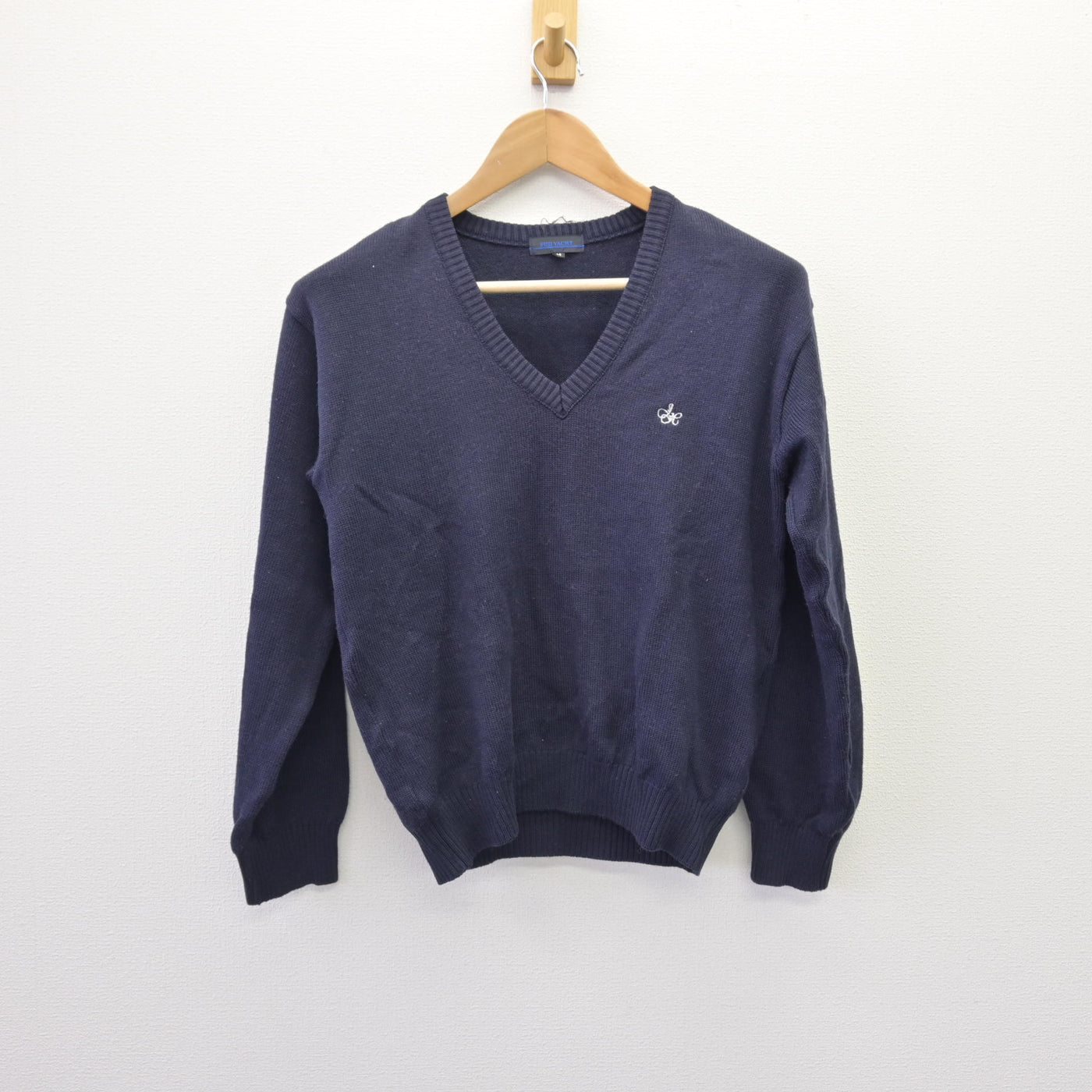 【中古】福岡県 自由ケ丘高等学校 女子制服 2点 (ニット・セーラー服) sf113212