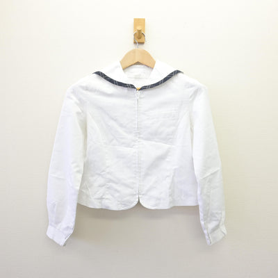 【中古】福岡県 自由ケ丘高等学校 女子制服 2点 (ニット・セーラー服) sf113212