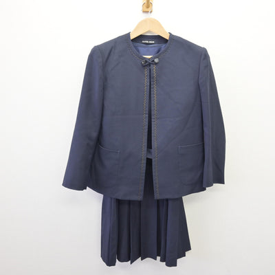 【中古】東京都 大泉学園中学校 女子制服 2点 (ブレザー・ジャンパースカート) sf113262