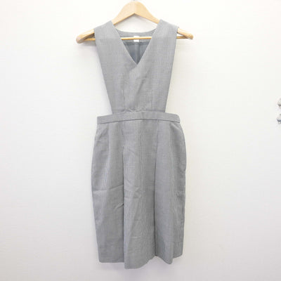 【中古】兵庫県 真砂中学校 女子制服 2点 (ジャンパースカート・スカート) sf113325