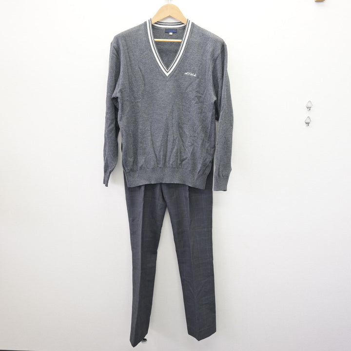 中古】兵庫県 尼崎工業高等学校 女子制服 2点 (ニット・ズボン 中古】兵庫県 尼崎工業高等学校 女子制服 2点 (ニット・ズボン