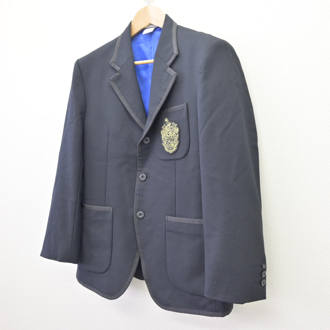 中古】鹿児島県 神村学園専修学校 男子制服 2点 (ブレザー) sf113470