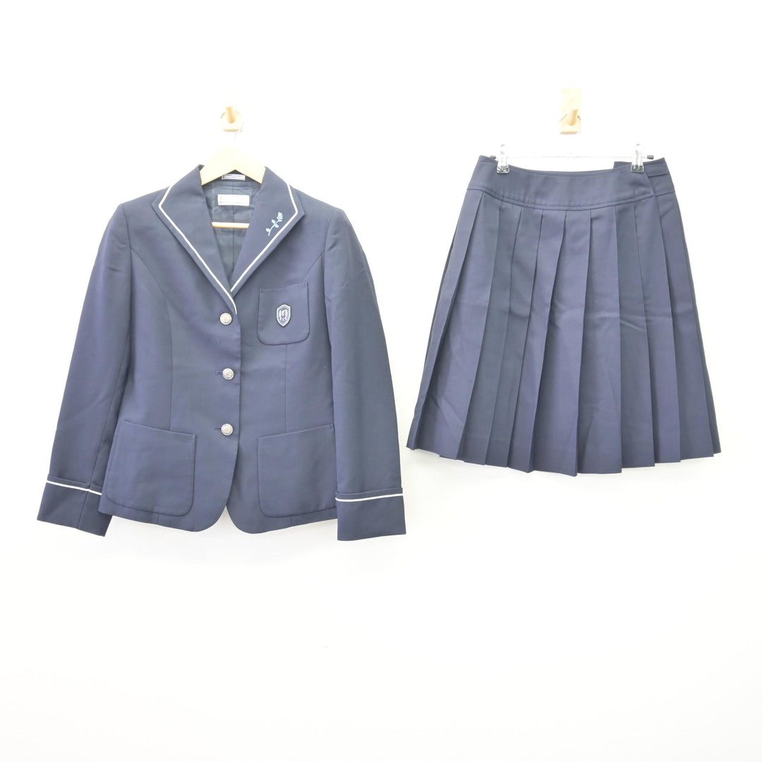 高川学園制服ブレザー 中古制服】神奈川県 私立神奈川学園高等学校 女子制服 5点