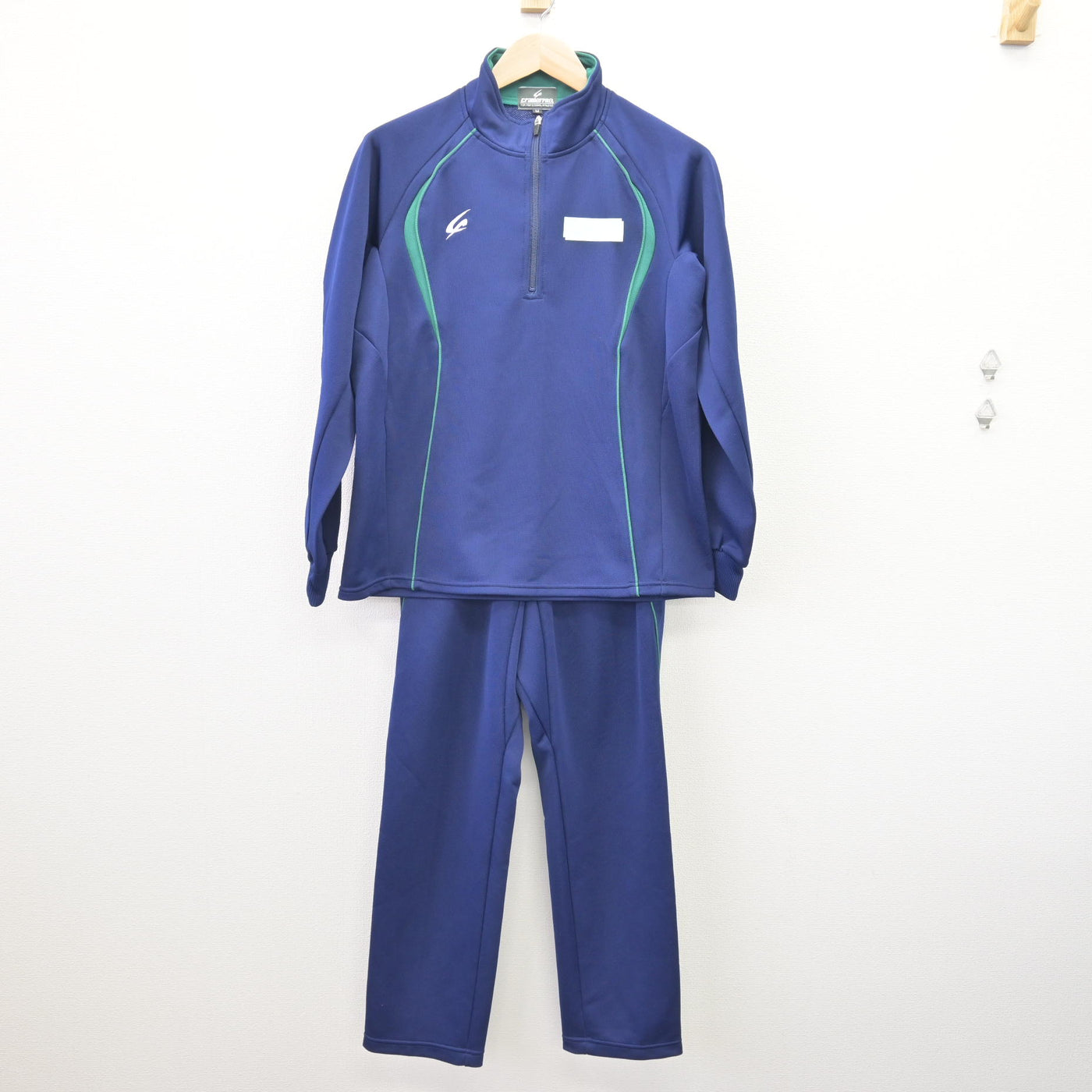 中古】千葉県 市川工業高等学校 男子制服 3点 (ジャージ 上・体操服 上