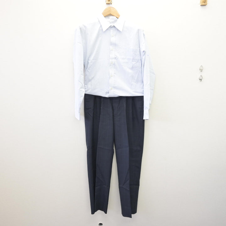 中古】千葉県 千葉経済大学附属高等学校 男子制服 4点 (ブレザー 