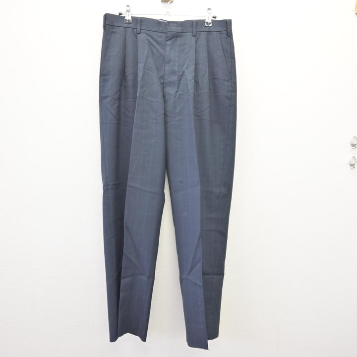 中古】千葉県 千葉経済大学附属高等学校 男子制服 4点 (ブレザー 