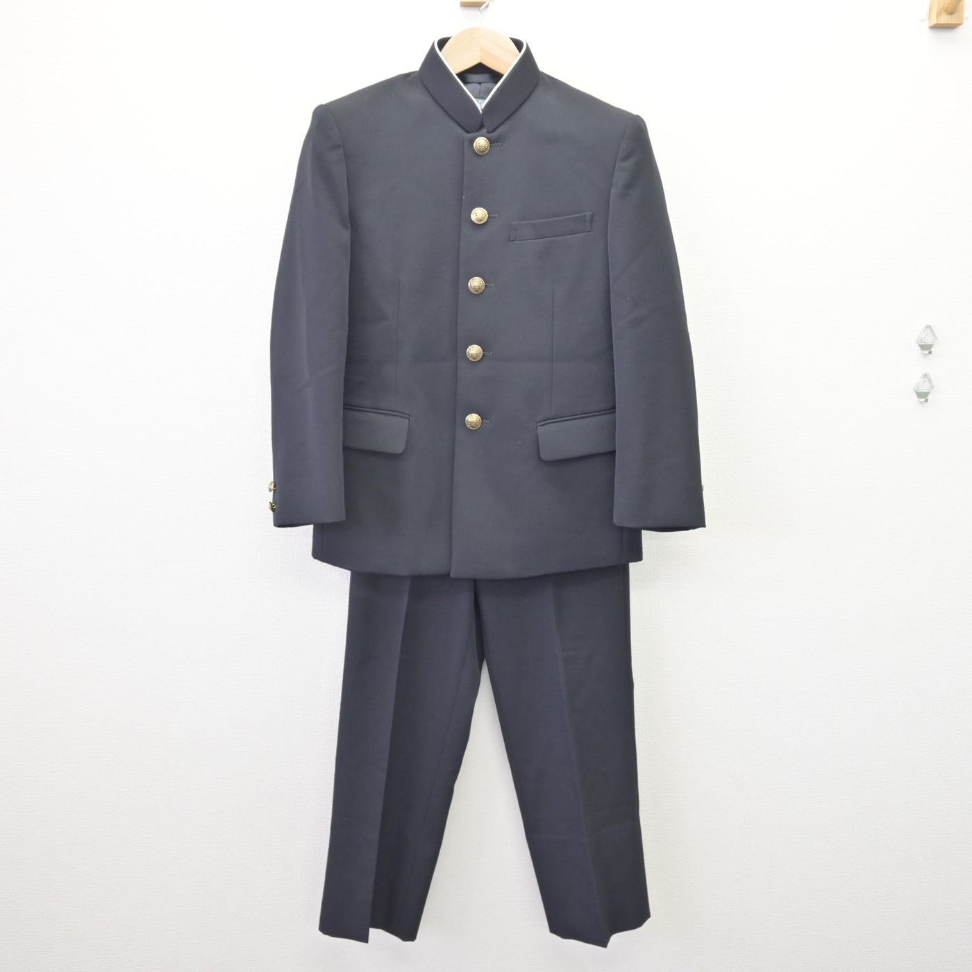 【中古】千葉県 畑沢中学校 男子制服 2点 (学ラン・ズボン) sf113615