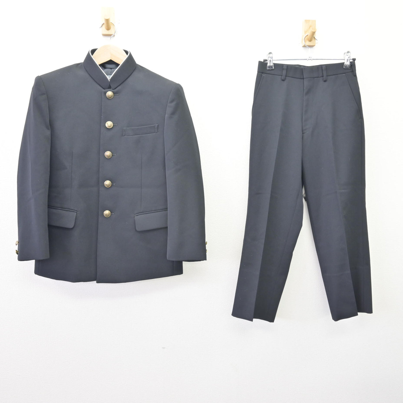 【中古】千葉県 畑沢中学校 男子制服 2点 (学ラン・ズボン) sf113615