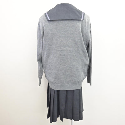 【中古】埼玉県 浦和麗明高等学校 女子制服 4点 (セーラー服・ニット・スカート) sf113674