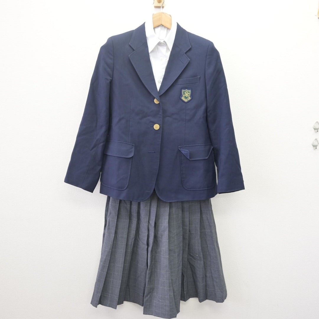 中古】兵庫県 神戸市立神港高等学校/旧制服 女子制服 3点 (ブレザー