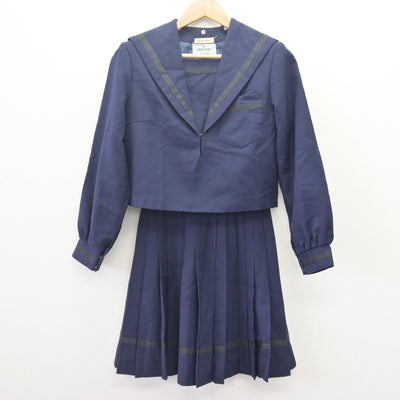 【中古】愛知県 明和高等学校 女子制服 2点 (セーラー服・スカート) sf113743