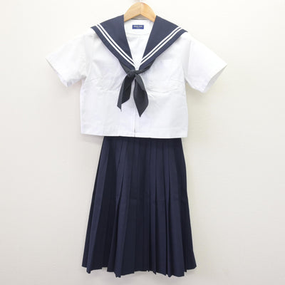 【中古】愛知県 横須賀中学校/旧制服 女子制服 4点 (セーラー服・スカート) sf113746