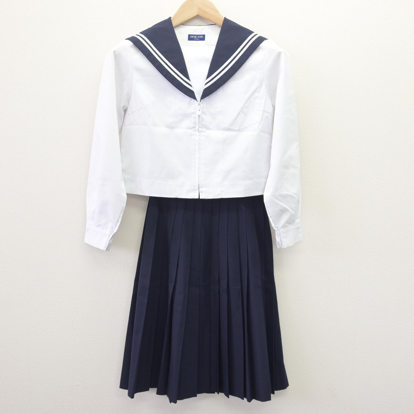 【中古】愛知県 横須賀中学校/旧制服 女子制服 4点 (セーラー服・スカート) sf113746