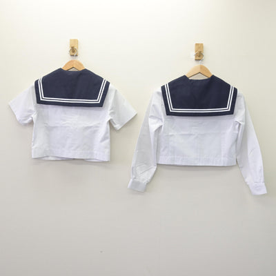 【中古】愛知県 横須賀中学校/旧制服 女子制服 4点 (セーラー服・スカート) sf113746